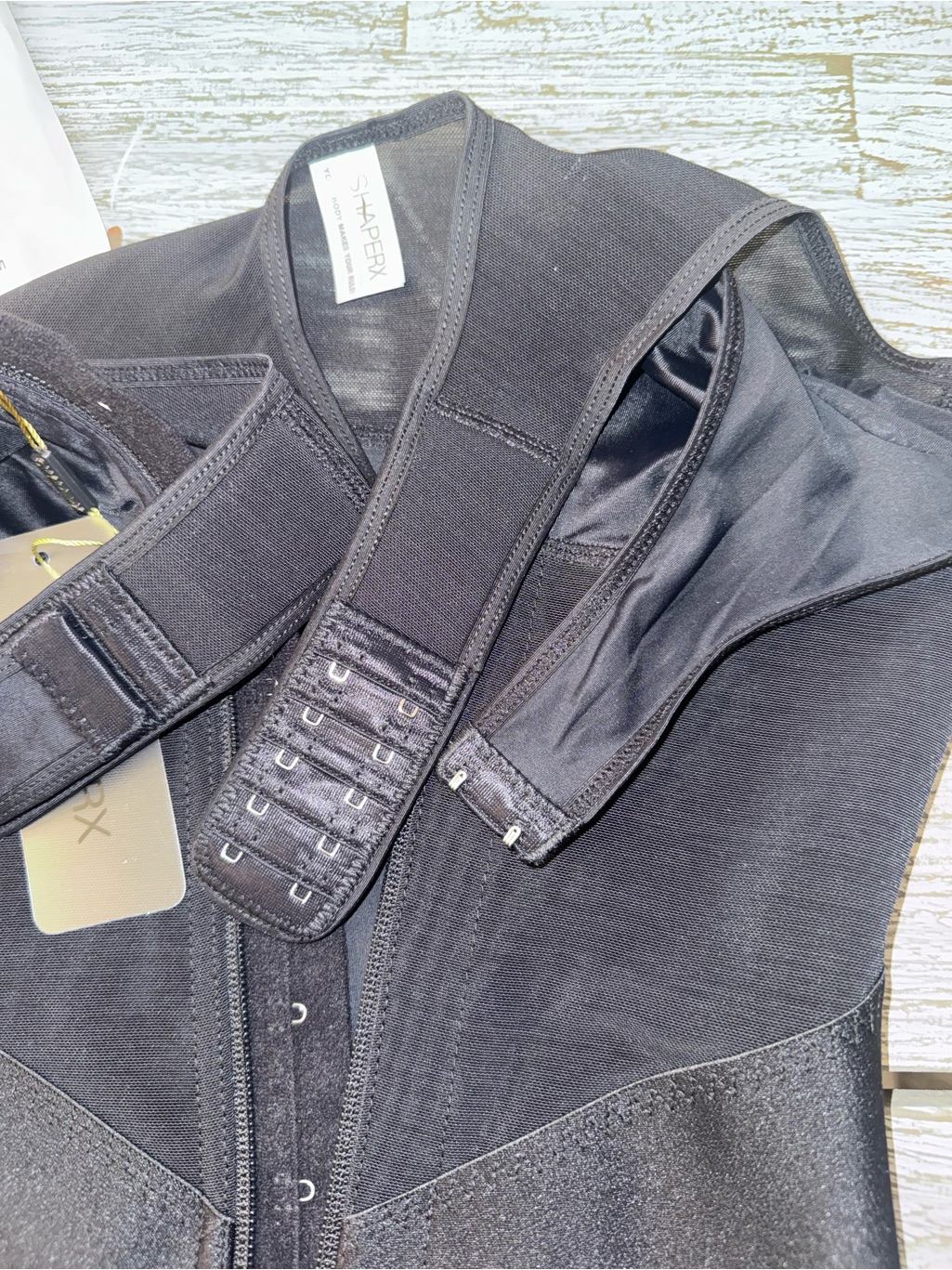 Nwt Shaperx Sculpting Tummy Control Fajas, Black, Sz Small — image 6 of 7